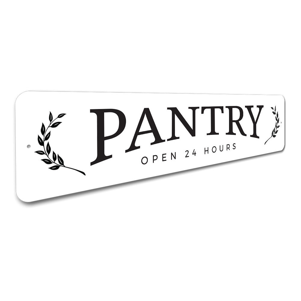 Pantry Open Sign, Kitchen Sign, Kitchen Decorative Aluminum Sign