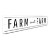 Farm Sweet Farm Sign, Home Sweet Home Pun Sign, Farm Aluminum Sign