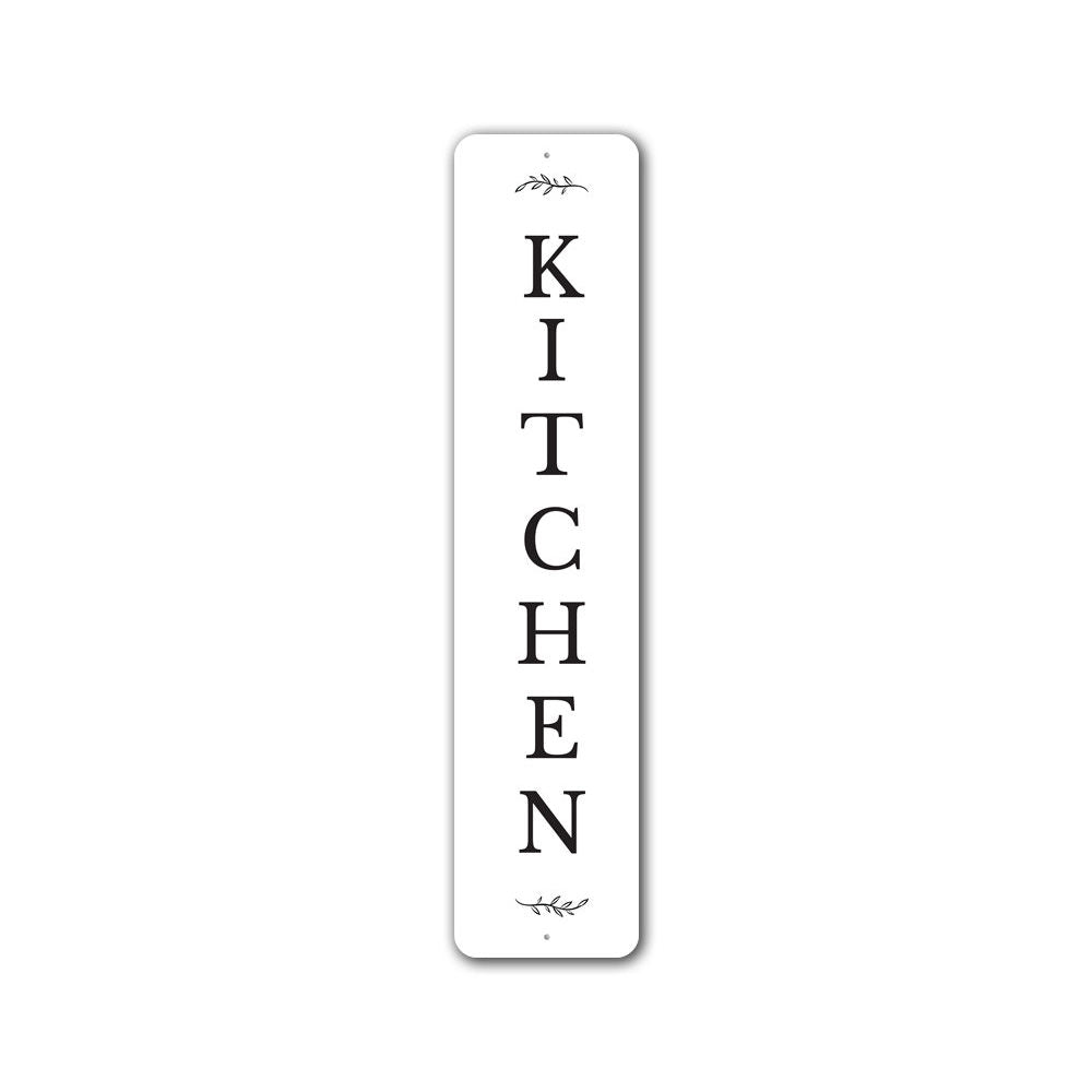 Vertical Kitchen Sign, Home Decor, Kitchen Aluminum Sign