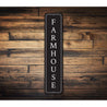 Vertical Farmhouse Sign, Farm Kitchen Aluminum Sign