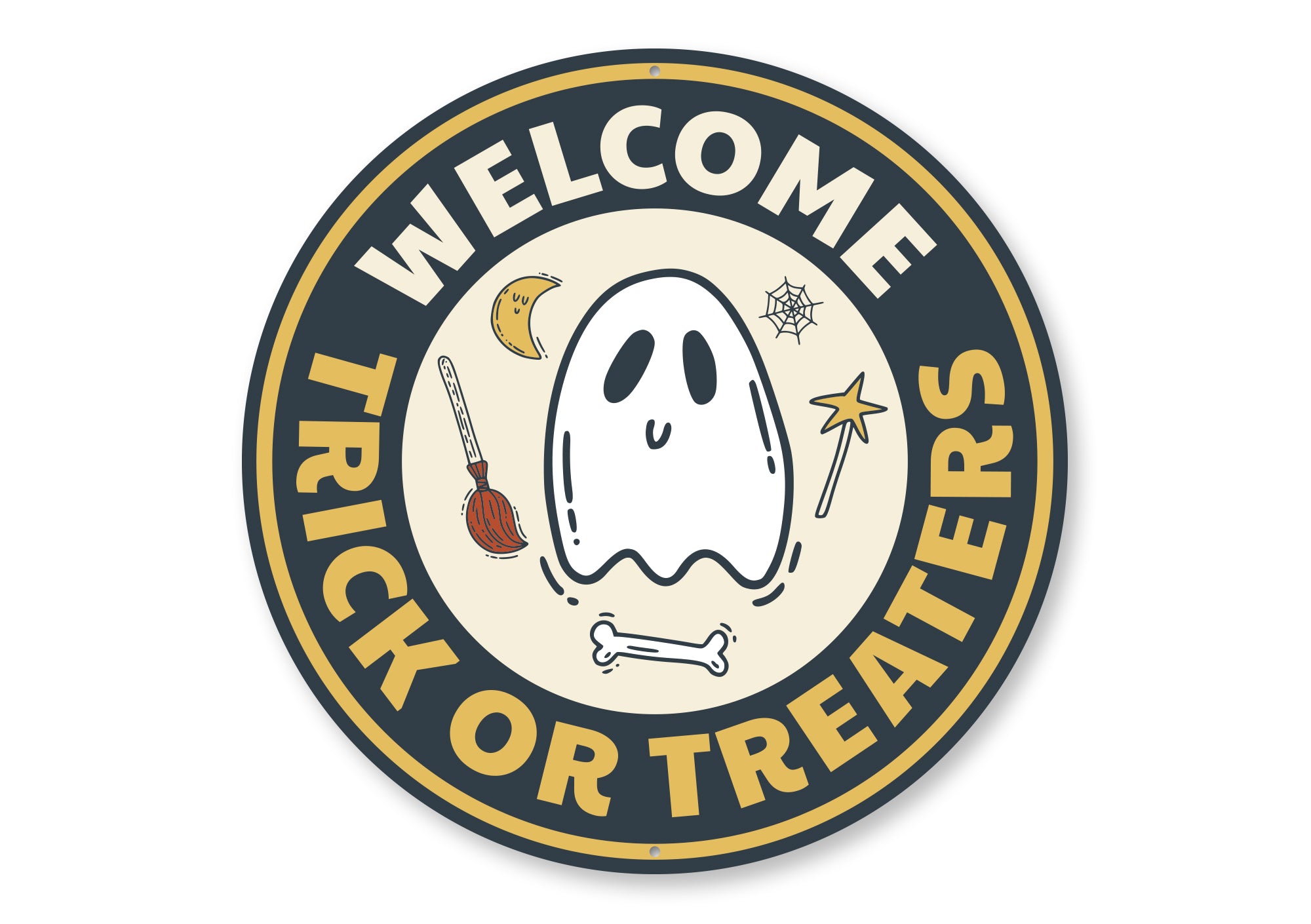 Welcome Trick or Treaters Sign