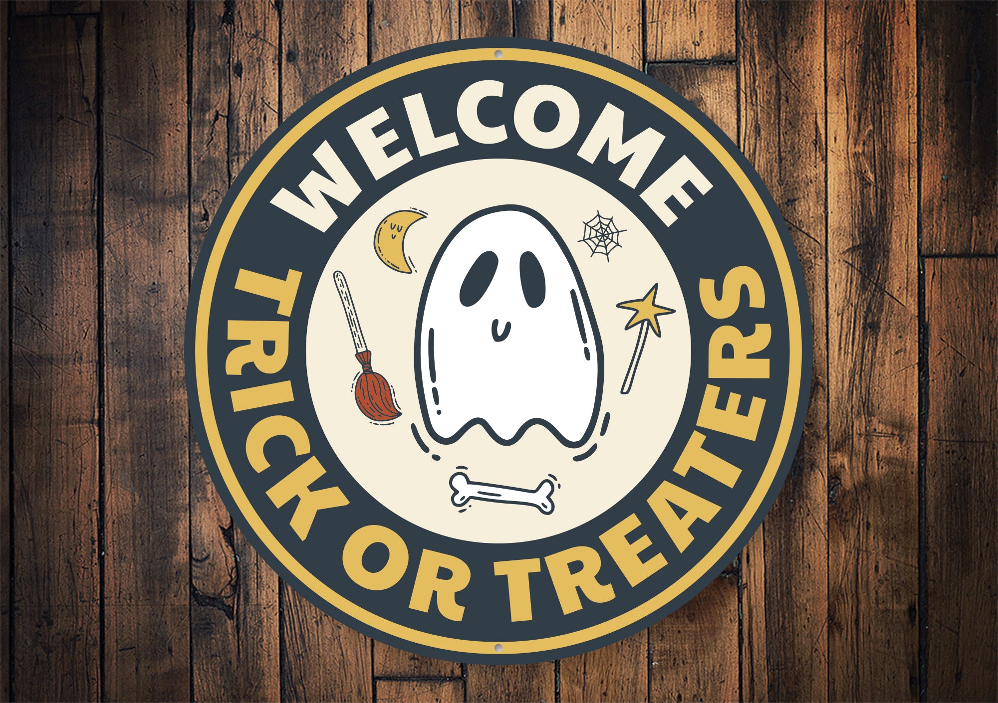 Welcome Trick or Treaters Sign
