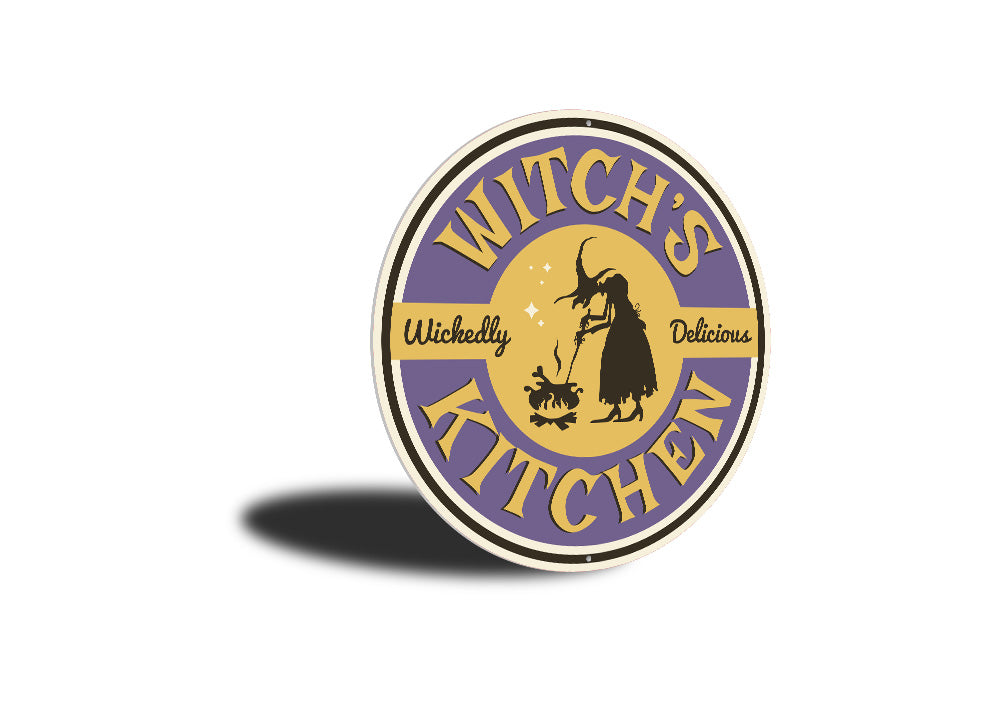 Wickedly Delicious Witch's Kitchen Sign