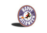 Happy Halloween Witch Sign