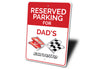 Reserved Parking Chevy Corvette Sign