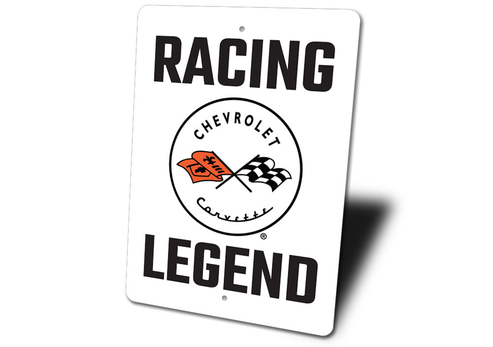 Racing Legend Corvette Sign