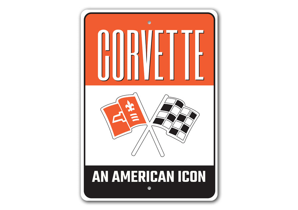 American Icon Corvette Sign