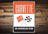 American Icon Corvette Sign