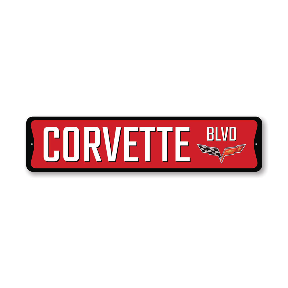 Chevy Corvette Blvd Sign