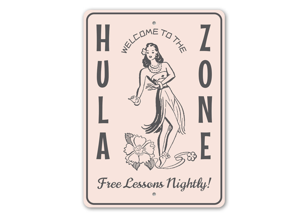 Hula Zone Sign