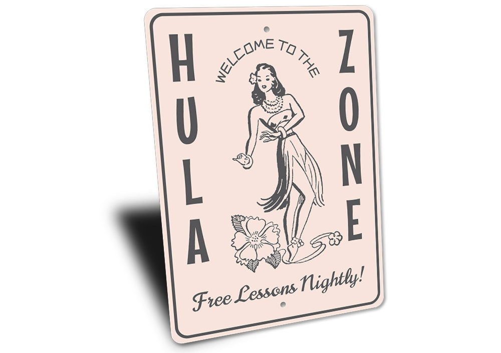 Hula Zone Sign
