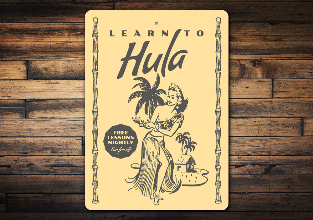 Learn To Hula Sign