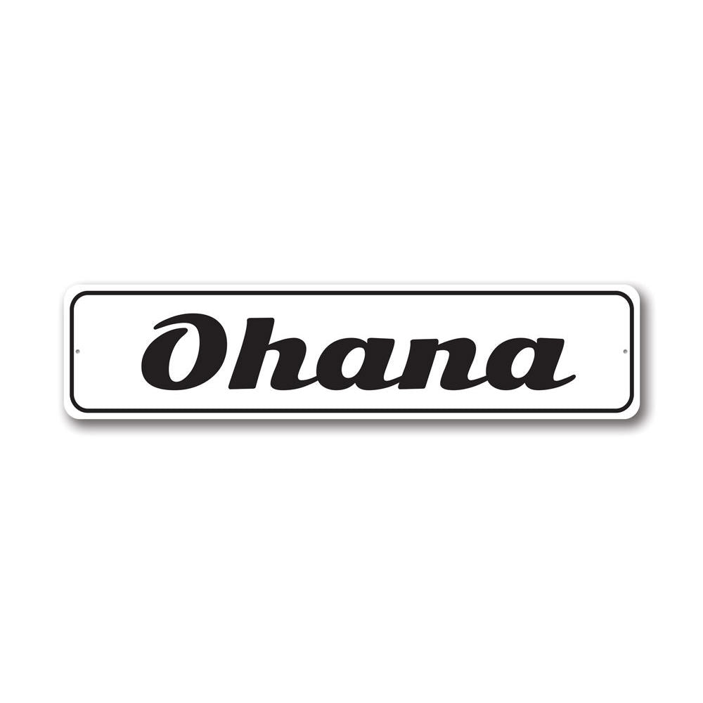 Ohana Family Metal Sign, Home Decor
