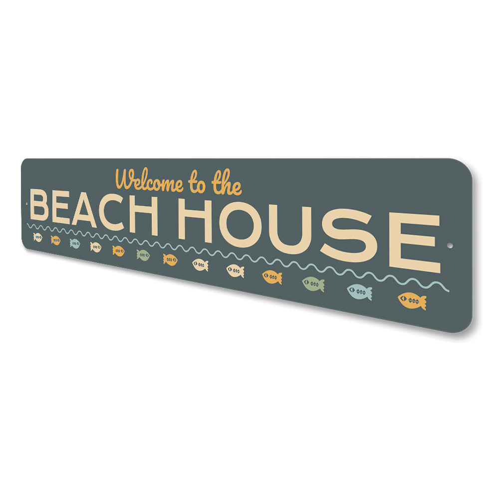 Welcome to the Beach House Sign, Decorative Welcome Sign