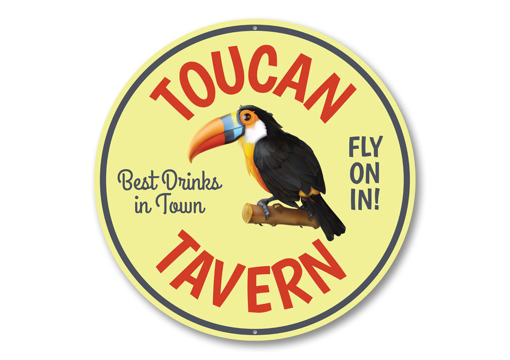 Toucan Tavern Beach Bar Sign
