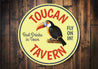 Toucan Tavern Beach Bar Sign