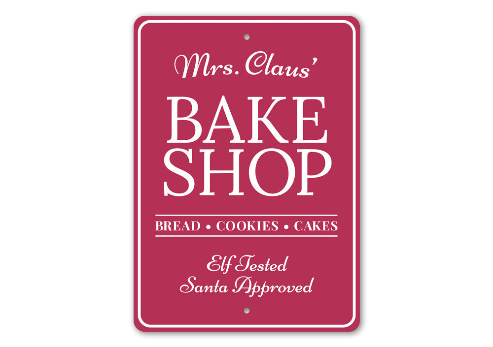 Santa Approved Bake Shop Sign