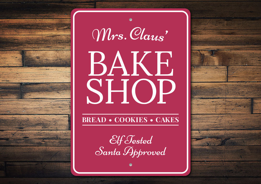 Santa Approved Bake Shop Sign