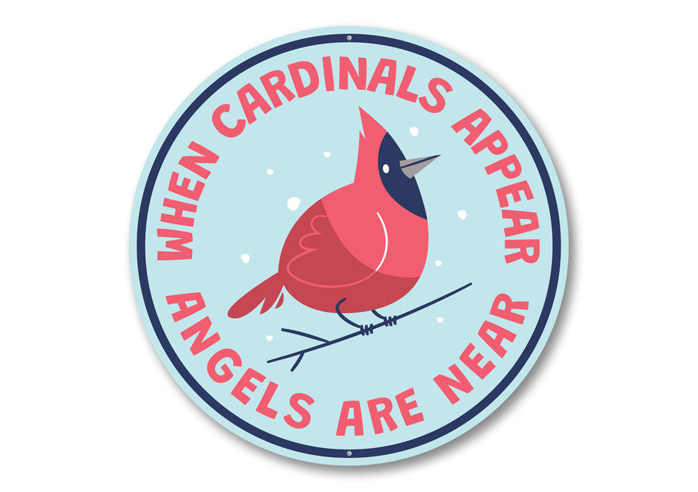 Cardinal Christmas Sign