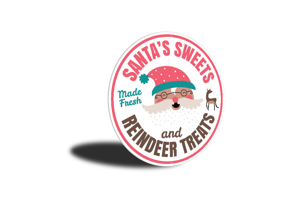 Santa Sweets and Reindeer Treats Sign