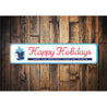 Happy Holidays, Decorative Christmas Sign, Holiday Gift Sign