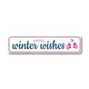 Warm Winter Wishes, Decorative Christmas Sign, Holiday Gift Sign