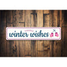 Warm Winter Wishes, Decorative Christmas Sign, Holiday Gift Sign