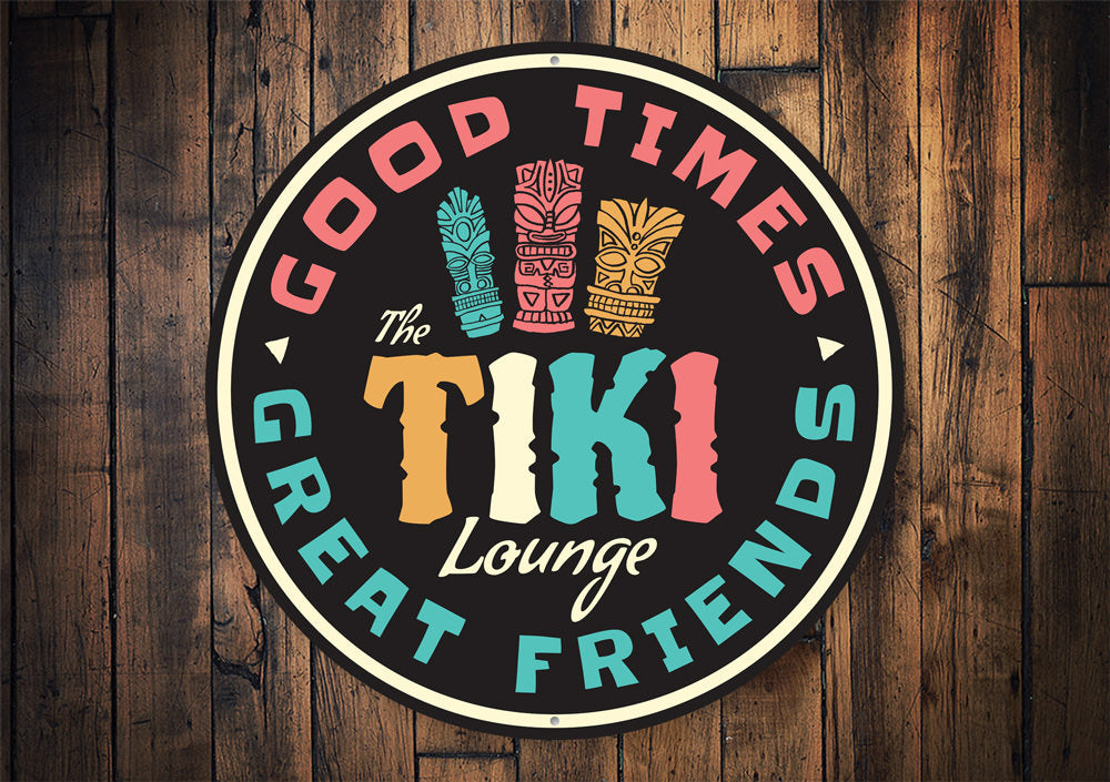 The Tiki Lounge Sign