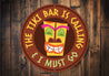 The Tiki Bar is Calling Sign