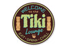Welcome Tiki Lounge Beach Bar Sign