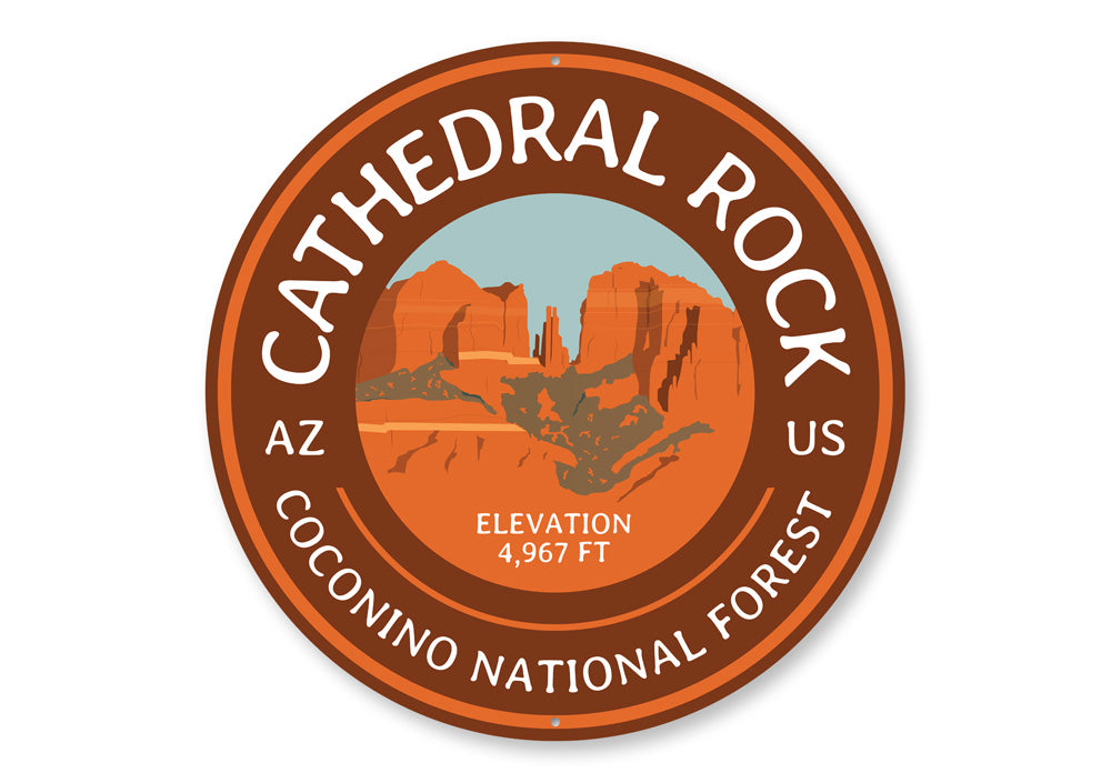 Cathedral Rock Sign