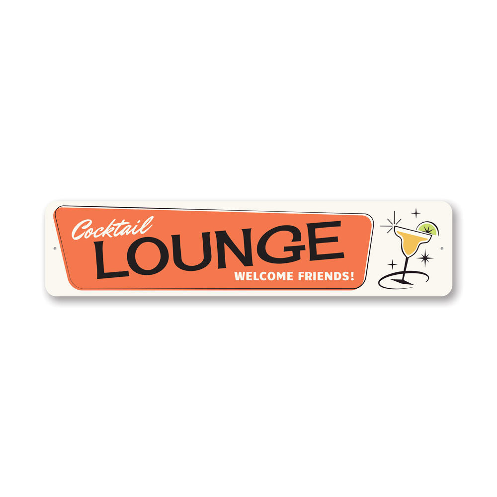 Retro Cocktail Lounge Sign