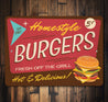 Homestyle Burgers Sign