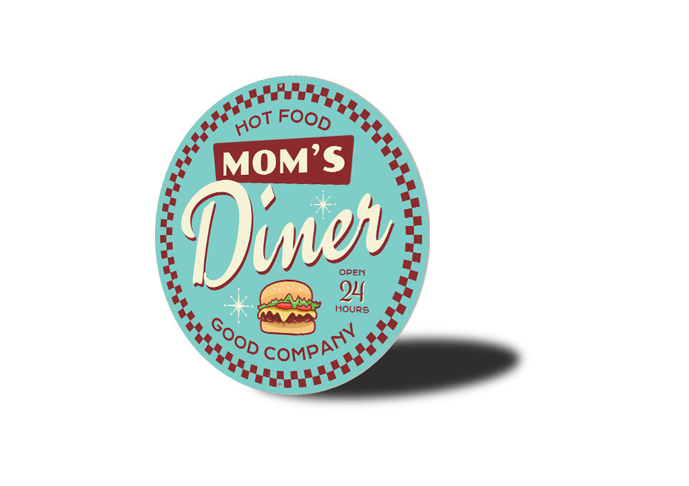 Mom's Diner Open Sign