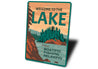 Lake Scenery Sign