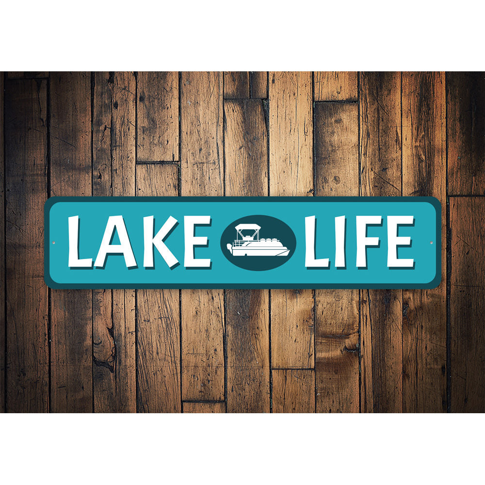 Lake Life Sign, Lakehouse Decorative Sign