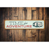 Time for Adventure Camping Sign, Camper Sign