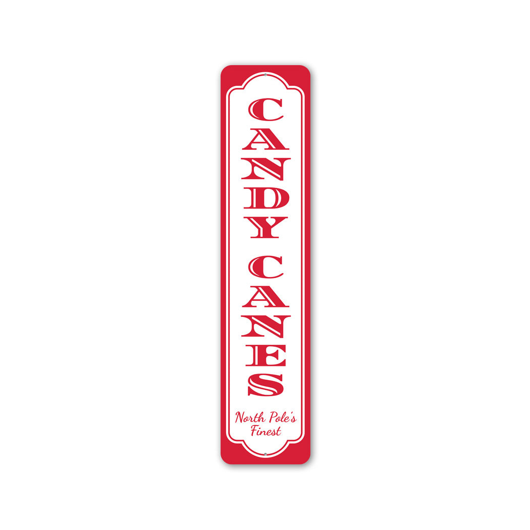 Candy Canes Christmas Sign
