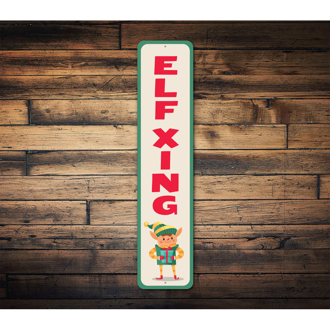 Elf Xing Sign