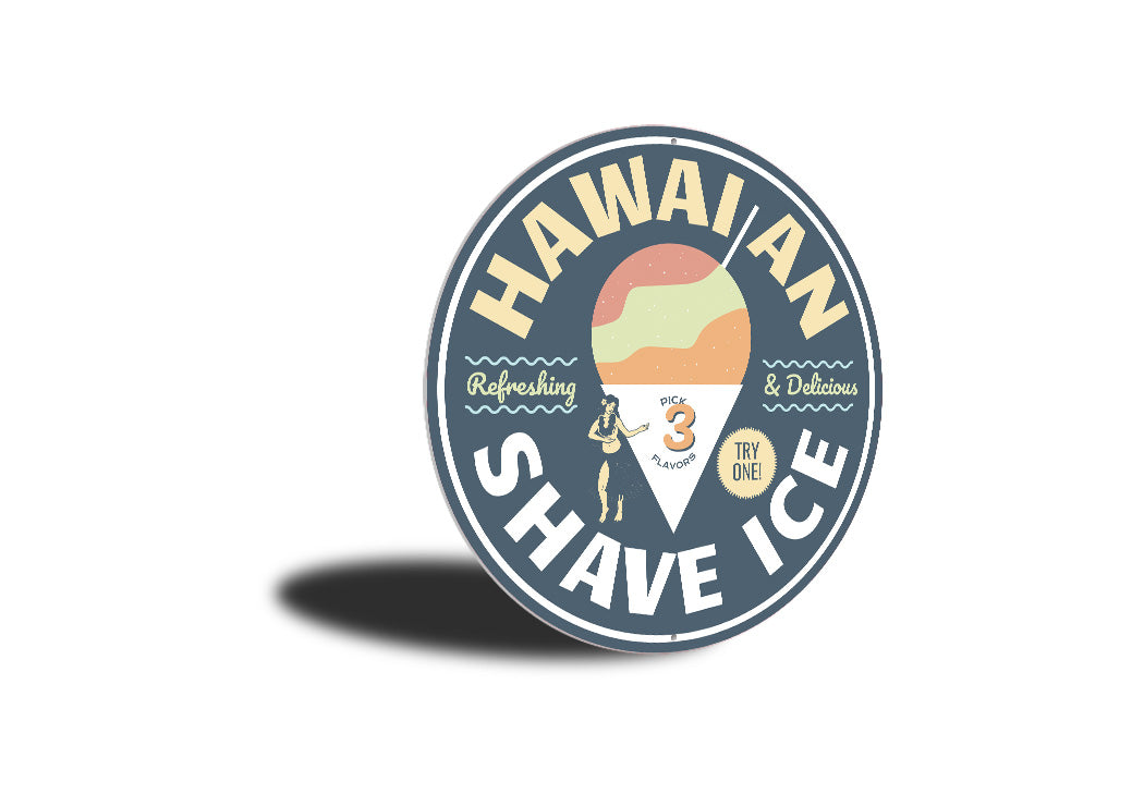 Hawaiian Shave Ice Sign