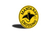 Manta Ray Crossing Sign