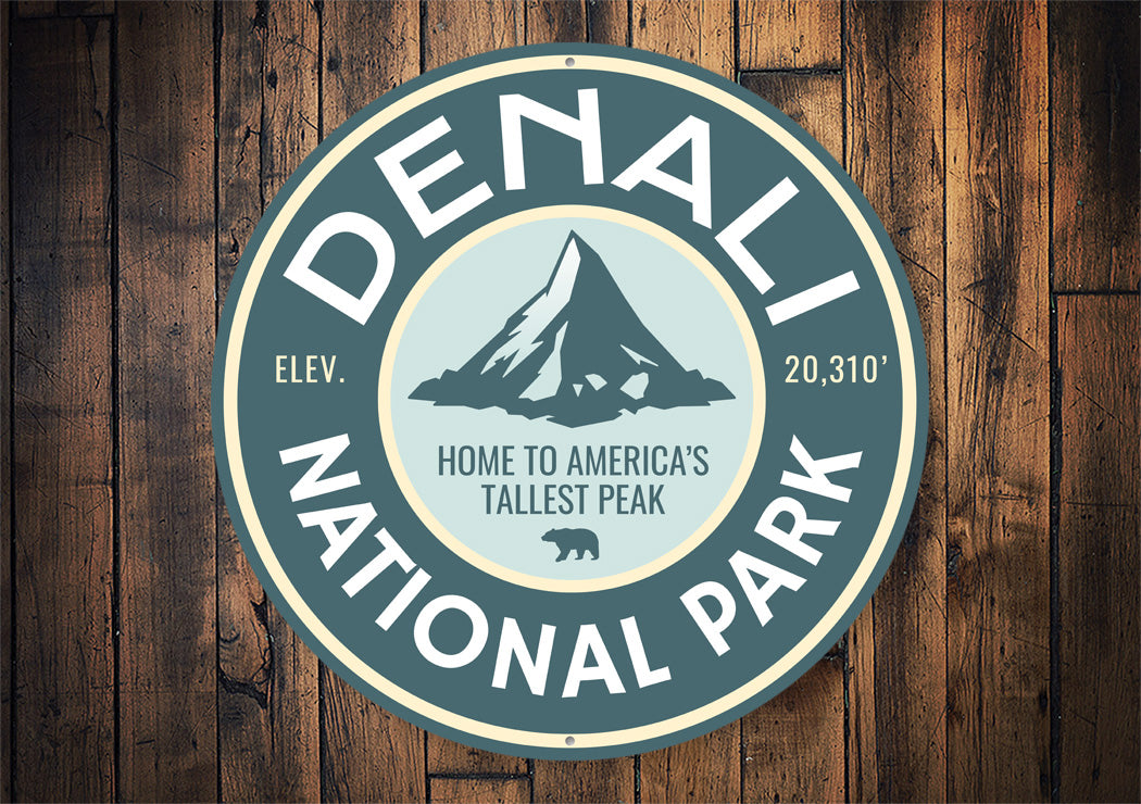 Denali National Park Sign