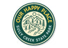 Our Happy Place State Park Aluminum Sign