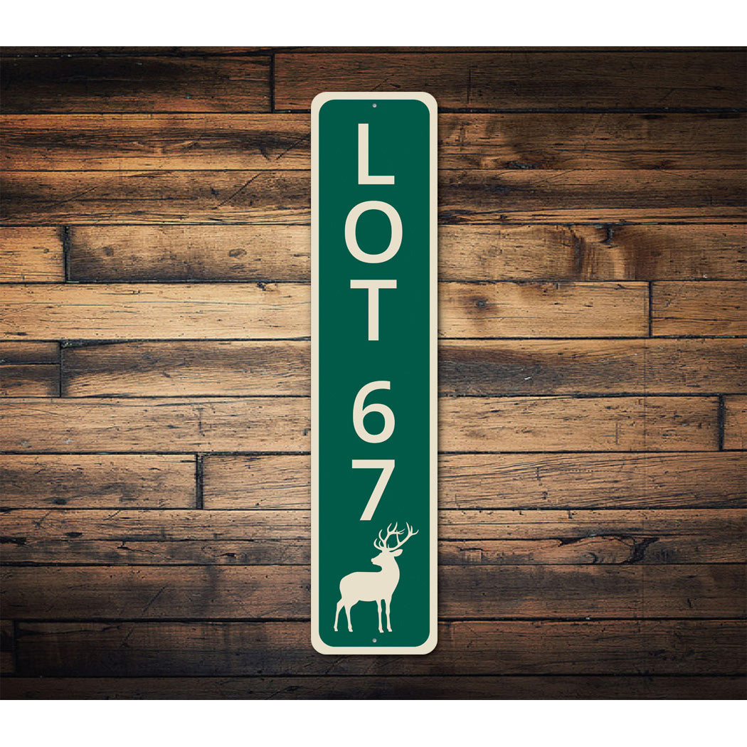 Lot 67 Deer Green Camping Sign