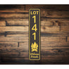 Lot 141 Welcome Friends Camping Sign