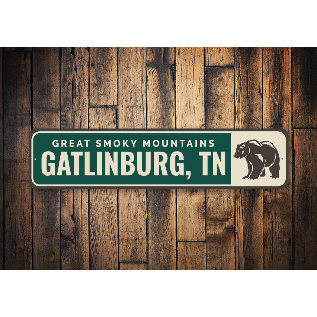 Great Smoky Mountains Gatlinburg Sign