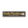 Smoky Mountains National Park Sign