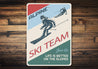 Ski Team Sign