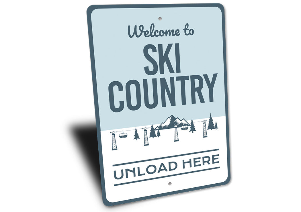 Welcome to Ski Country Sign