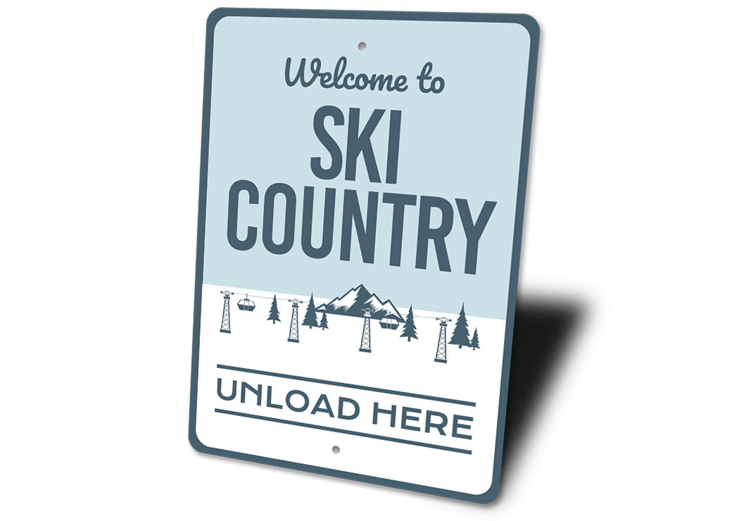 Welcome to Ski Country Sign